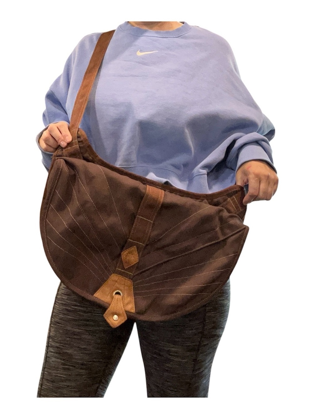 PrAna Brown Crossbody Bag - Women's Everyday Shoulder Bag - Picture 3 of 13